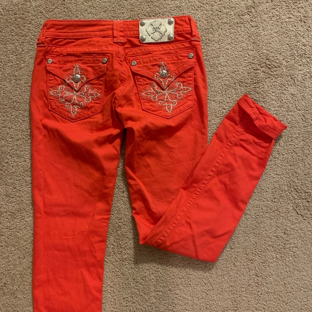 Miss me salmon colored skinny pant